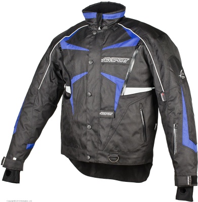 Снегоходная куртка ARCTIC черная/синяя фото в интернет-магазине FrontFlip.Ru