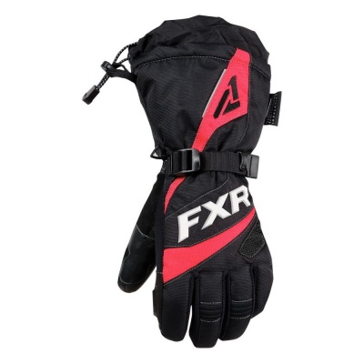 Перчатки FXR Fusion с утеплителем Black/Coral фото в интернет-магазине FrontFlip.Ru