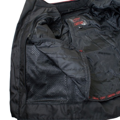 [RUSH] Мотокуртка DAILY текстиль, цвет Черный фото в интернет-магазине FrontFlip.Ru