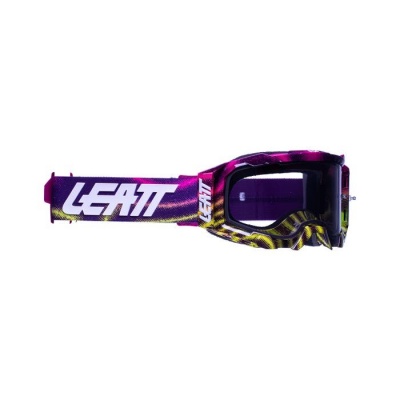 Очки Leatt Velocity 5.5 Zebra Neon Light Grey 58% (8022010410) фото в интернет-магазине FrontFlip.Ru