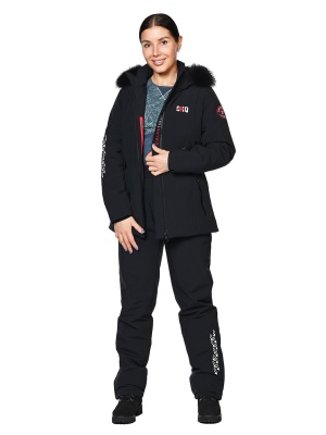 SNOW HEADQUARTER Снегоходная куртка женская KB0128 Черный фото в интернет-магазине FrontFlip.Ru