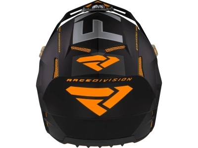 FXR MX Мотошлем Clutch Evo Helmet 22 Black/Orange фото в интернет-магазине FrontFlip.Ru