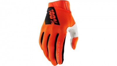 Мотоперчатки 100% Ridefit Glove Fluo Orange фото в интернет-магазине FrontFlip.Ru