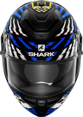 Шлем SHARK SPARTAN GT E-BRAKE DD-Ring MAT Black/Blue/Anthracite фото в интернет-магазине FrontFlip.Ru