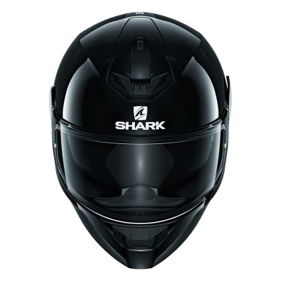 SHARK Мотошлем D-SKWAL 2 BLANK BLK Черный Глянцевый фото в интернет-магазине FrontFlip.Ru