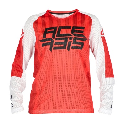 Джерси детское Acerbis MX J-WINDY FIVE KID VENTED Red/White фото в интернет-магазине FrontFlip.Ru