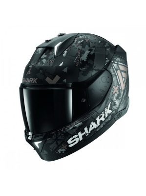 Шлем Shark SKWAL I3 HELLCAT MAT Black/Chrome/Anthracite фото в интернет-магазине FrontFlip.Ru