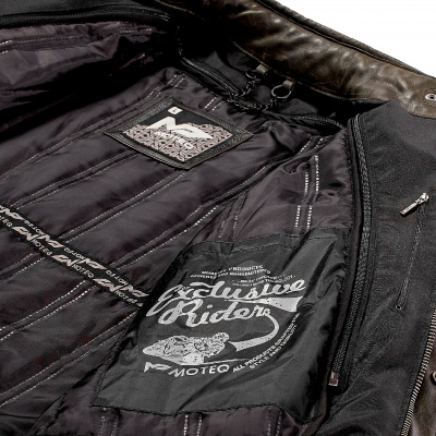 Мотокуртка кожаная
