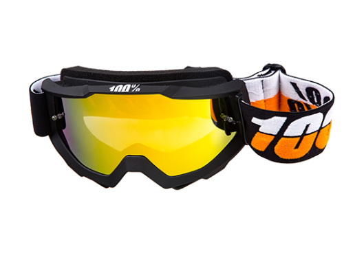 Очки кроссовые 100% STRATA MX Replica Black фото в интернет-магазине FrontFlip.Ru