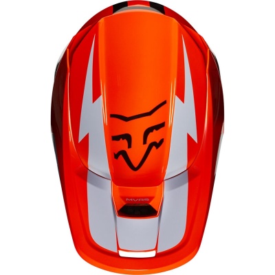 Мотошлем Fox V1 Werd Helmet Flow Orange фото в интернет-магазине FrontFlip.Ru