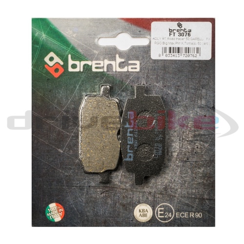 [BRENTA] Тормозные колодки FT 3076 Organic фото в интернет-магазине FrontFlip.Ru