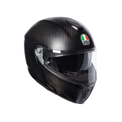 Шлем AGV SPORTMODULAR MONO Matt Carbon фото в интернет-магазине FrontFlip.Ru