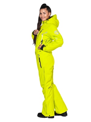 SNOW HEADQUARTER Горнолыжный комбинезон женский B-9032 Лимонный фото в интернет-магазине FrontFlip.Ru