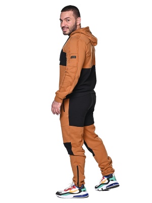 SNOW HEADQUARTER Горнолыжный костюм мужской KA-0106 Коричневый фото в интернет-магазине FrontFlip.Ru
