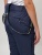 Полукомбинезон брюки горнолыжные женские темно-синего цвета 55221TS фото в интернет-магазине FrontFlip.Ru