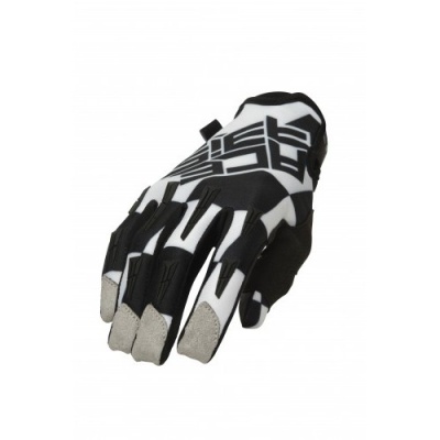 Перчатки Acerbis MX X-H Black/White фото в интернет-магазине FrontFlip.Ru