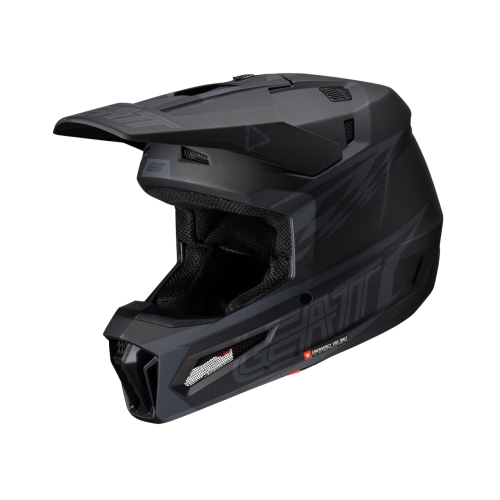 Мотошлем Leatt Moto 3.5 Helmet Kit Stealth 2025 фото в интернет-магазине FrontFlip.Ru