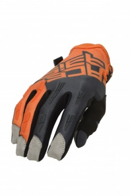 Перчатки Acerbis MX X-H Orange/Grey фото в интернет-магазине FrontFlip.Ru