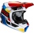 Мотошлем подростковый Fox V1 Yorr Youth Helmet Blue/Red фото в интернет-магазине FrontFlip.Ru