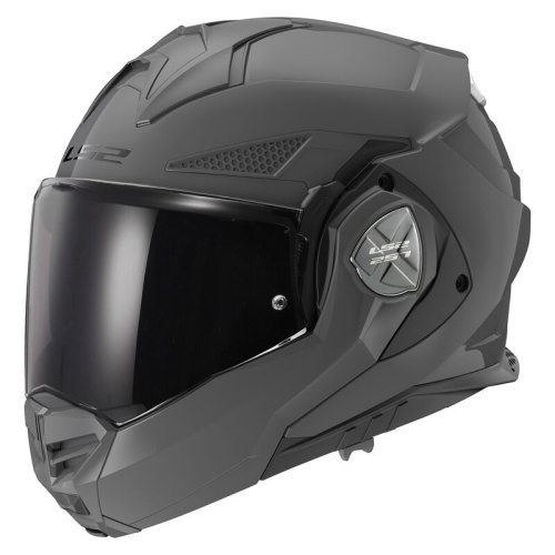 LS2 Мотошлем FF901 ADVANT X SOLID серый фото в интернет-магазине FrontFlip.Ru
