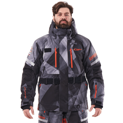 Dragonfly Куртка EXPEDITION Camo - Dark Grey 2024 фото в интернет-магазине FrontFlip.Ru