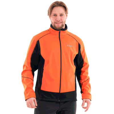 Dragonfly Куртка Explorer Black-Orange мужская, Softshell фото в интернет-магазине FrontFlip.Ru