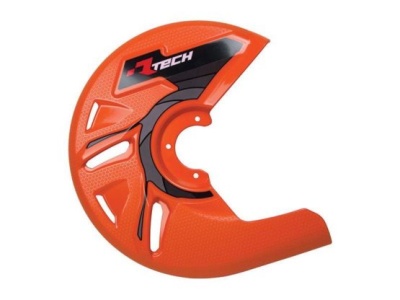 RTech Защита тормозного диска универсальная оранжевая (moto parts) фото в интернет-магазине FrontFlip.Ru