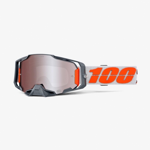 Очки 100% Armega Hiper Silver / Mirror Silver фото в интернет-магазине FrontFlip.Ru