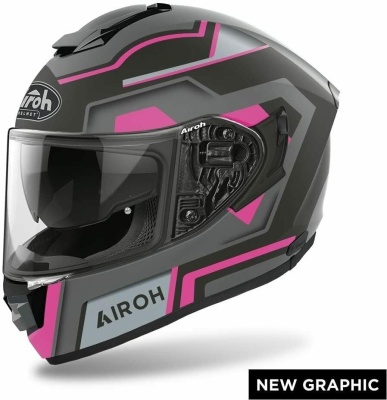 AIROH шлем интеграл ST.501 SQUARE PINK MATT фото в интернет-магазине FrontFlip.Ru
