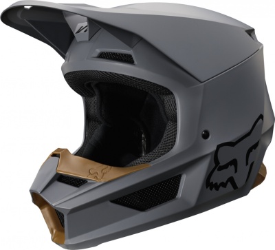 Мотошлем Fox V1 Matte Helmet Stone фото в интернет-магазине FrontFlip.Ru