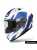 AIROH шлем интеграл VALOR WINGS BLUE GLOSS фото в интернет-магазине FrontFlip.Ru