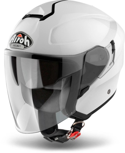 AIROH шлем открытый HUNTER COLOR WHITE GLOSS фото в интернет-магазине FrontFlip.Ru