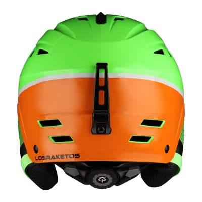 Горнолыжный шлем Los Raketos Sabotage Orange Green фото в интернет-магазине FrontFlip.Ru