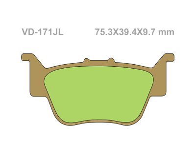VESRAH Тормозные колодки  VD-171JL фото в интернет-магазине FrontFlip.Ru