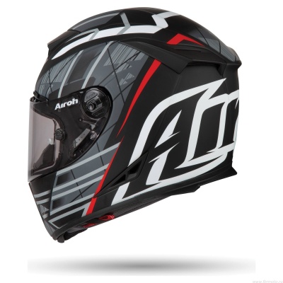 AIROH шлем интеграл GP500 DRIFT BLACK MATT фото в интернет-магазине FrontFlip.Ru