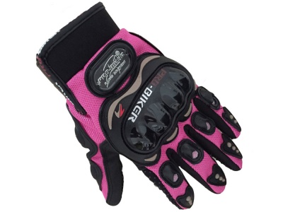 Перчатки Pro-Biker MCS-01 Pink фото в интернет-магазине FrontFlip.Ru