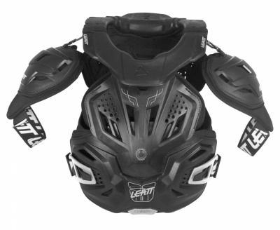 Защита панцирь+ шея Leatt Fusion Vest 3.0 Black 2021 фото в интернет-магазине FrontFlip.Ru