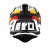 AIROH шлем кросс AVIATOR 3 RAINBOW WHITE GLOSS фото в интернет-магазине FrontFlip.Ru