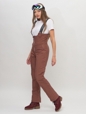 Полукомбинезон брюки горнолыжные женские  66179TK фото в интернет-магазине FrontFlip.Ru