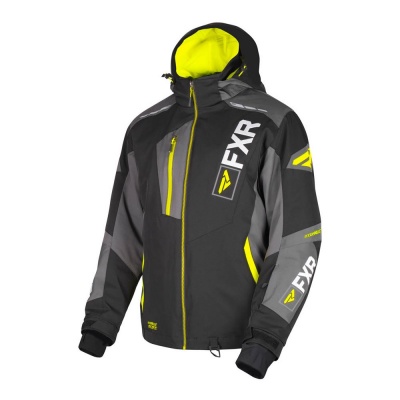 Куртка FXR Renegade X4 с утеплителем Black/Hi Vis/Char фото в интернет-магазине FrontFlip.Ru