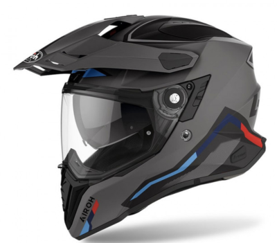 Шлем Airoh COMMANDER FACTOR Anthracite Matt фото в интернет-магазине FrontFlip.Ru