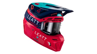 Мотошлем Leatt Moto 8.5 Helmet Kit Red 2023 фото в интернет-магазине FrontFlip.Ru