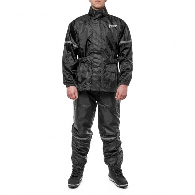 MOTEQ Дождевик WET DOG куртка+штаны Черный фото в интернет-магазине FrontFlip.Ru