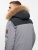 Куртка зимняя MTFORCE мужская удлиненная с мехом серого цвета 2155-1Sr фото в интернет-магазине FrontFlip.Ru
