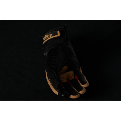 [FURYGAN] Перчатки DUST кожа, цвет Коричневый/Черный фото в интернет-магазине FrontFlip.Ru