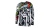 Комплект мотоджерси/мотоштаны подростковый Leatt 3.5 Jr Ride Kit  Zebra 2023 фото в интернет-магазине FrontFlip.Ru