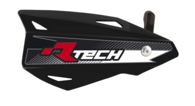 RTech Защита рук Vertigo черная с крепежом (moto parts) фото в интернет-магазине FrontFlip.Ru