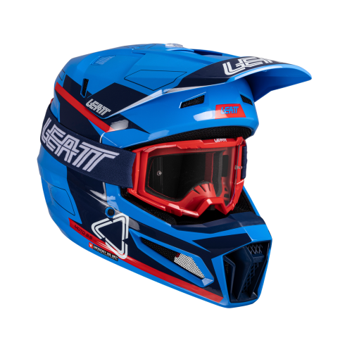 Мотошлем Leatt Moto 3.5 Helmet Kit Royal 2025 фото в интернет-магазине FrontFlip.Ru