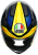 Шлем AGV K-6 MULTI Joan Black/Blue/Yellow фото в интернет-магазине FrontFlip.Ru