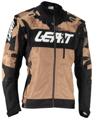 Мотокуртка Leatt Moto 4.5 X-Flow Jacket Stone фото в интернет-магазине FrontFlip.Ru
